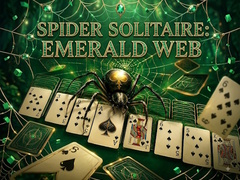 Mchezo Spider Solitaire: Emerald Web