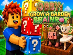 Mchezo Obby: Grow a Garden Brainrot