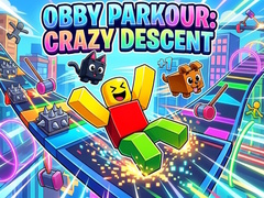 Mchezo Obby Parkour: Crazy Descent