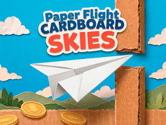 Mchezo Paper Flight Cardboard Skies