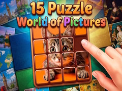 Mchezo 15 Puzzle: World of Pictures
