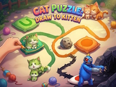 Mchezo Cat Puzzle: Draw To Kitten