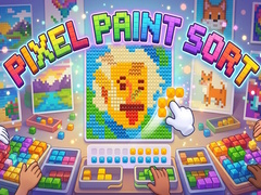 Mchezo Pixel Paint Sort