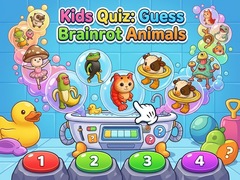 Mchezo Kids Quiz: Guess Brainrot Animals 