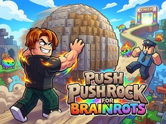 Mchezo Push Rock For Brainrots