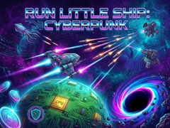 Mchezo Run Little Ship: Cyberpunk