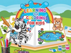 Mchezo Learning and Coloring For Kids