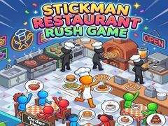 Mchezo Stickman Restaurant Rush Game