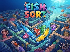 Mchezo Fish Sort