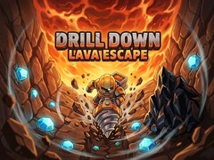 Mchezo Drill Down: Lava Escape