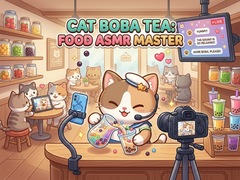 Mchezo Cat Boba Tea: Food ASMR Master