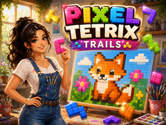 Mchezo Pixel Tetrix Trails