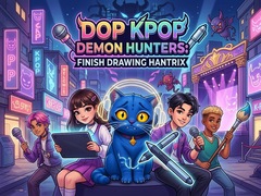 Mchezo DOP KPop Demon Hunters: Finish Drawing Hantrix