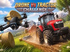 Mchezo Drone vs Tractor Challenge