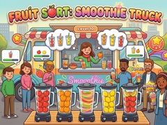 Mchezo Fruit Sort: Smoothie Truck