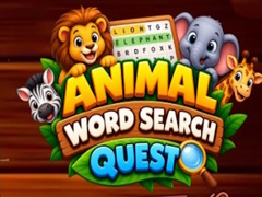 Mchezo Animal Word Search Quest