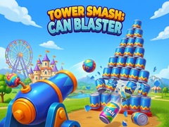 Mchezo Tower Smash: Can Blaster