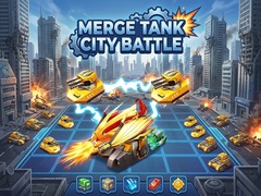 Mchezo Merge Tank City Battle 