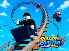 Mchezo Roller Coaster: Obby Race