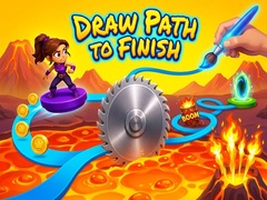 Mchezo Draw Path To Finish
