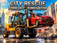 Mchezo City Rescue Forklift Simulator