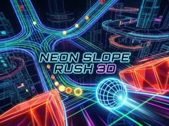 Mchezo Neon Slope Rush 3D