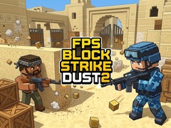 Mchezo FPS Block Strike Dust 2