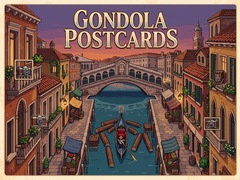 Mchezo Gondola Postcards