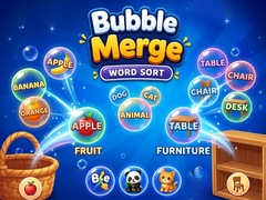 Mchezo Bubble Merge: Word Sort