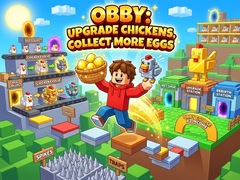 Mchezo Obby: Upgrade Chickens, Collect More Eggs