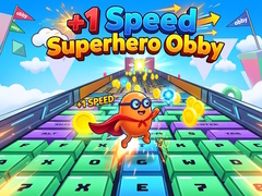 Mchezo +1 Speed Superhero Obby