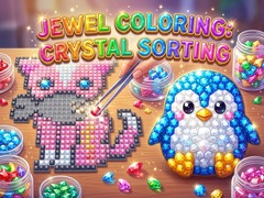 Mchezo Jewel Coloring: Crystal Sorting