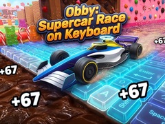 Mchezo Obby: Supercar Race on Keyboard