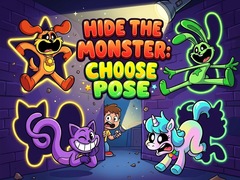 Mchezo Hide the Monster: Choose Pose