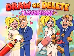 Mchezo Draw or Delete LoveStory