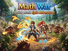 Mchezo Math War: Quick Math Epic Adventure