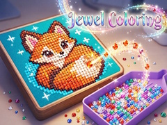 Mchezo Jewel Coloring