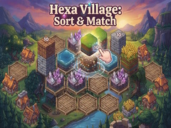 Mchezo Hexa Village: Sort & Match