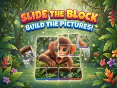 Mchezo Slide the Blocks: Build the Pictures!