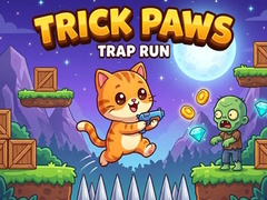 Mchezo Trick Paws Trap Run
