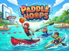 Mchezo Paddle Hoops