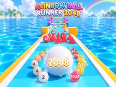 Mchezo Rainbow Ball Runner 2048