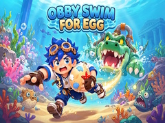 Mchezo Obby Swim for Egg