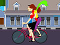 Mchezo Cycling Kiss