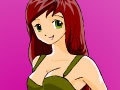 Mchezo Dress up the girl-Anime