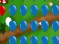 Mchezo Bloons and super monkey
