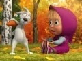 Mchezo Masha and Bunny Coloring