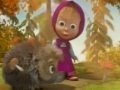Mchezo Masha and the hedgehog