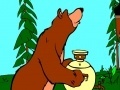 Mchezo Masha and the Bear: The tea from a samovar